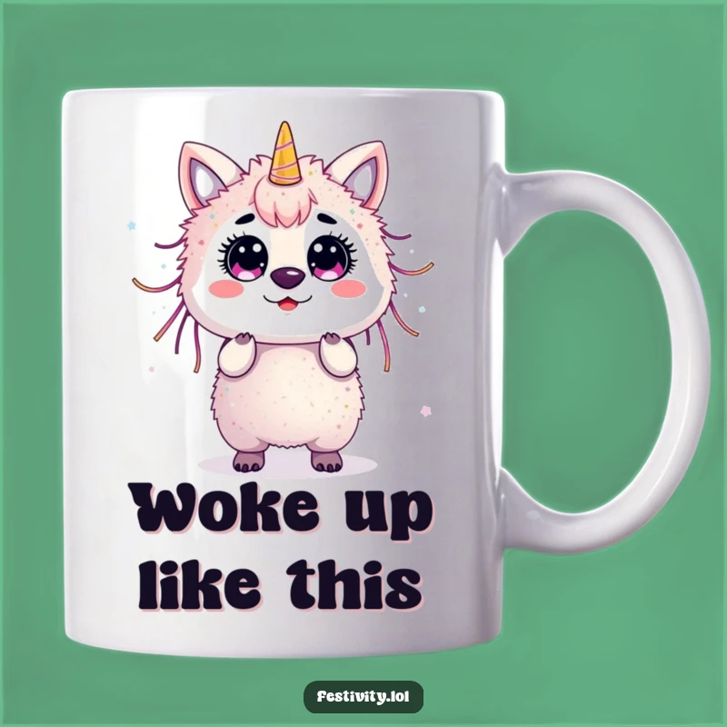 Funny Surprised Animal Mug - Glitter Bomb Surprise - Hilarious Gift