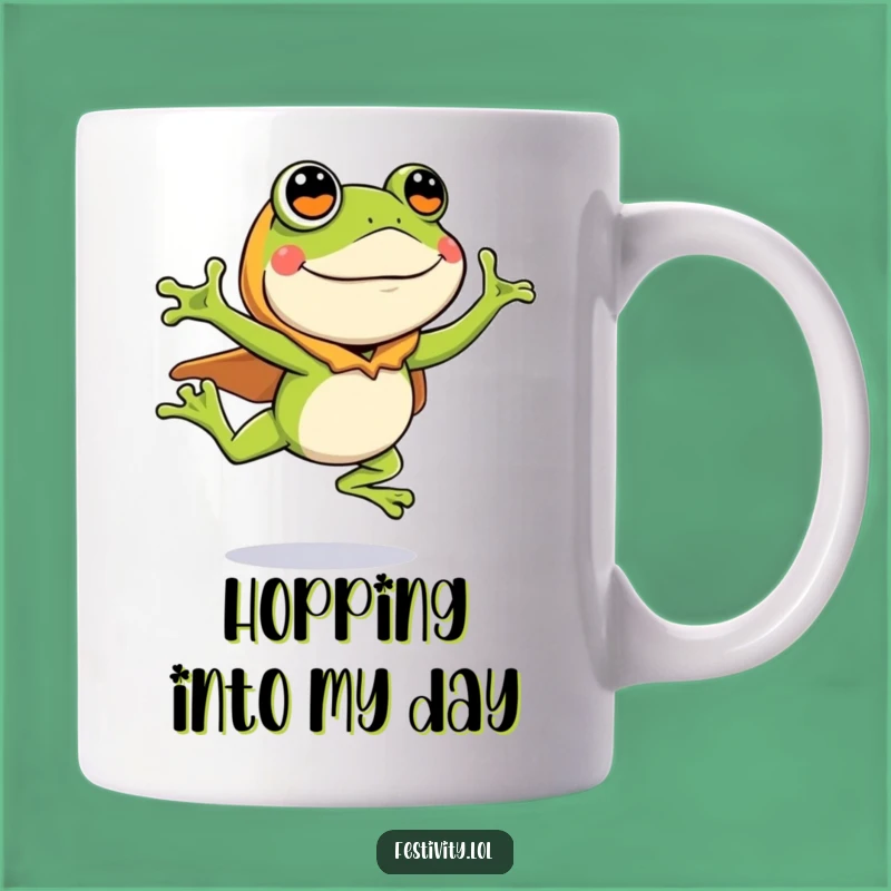 Funny Frog Costume Mug: Silly Amphibian Party Goer, Perfect Humorous Gift