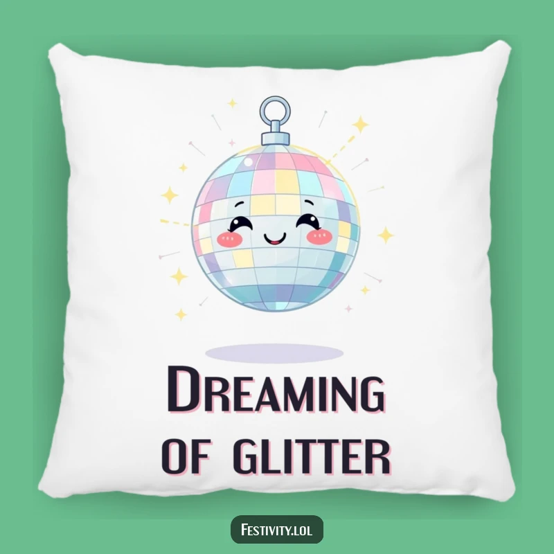 Funny Disco Ball Pillow: Satisfied Comfort with a Twinkle