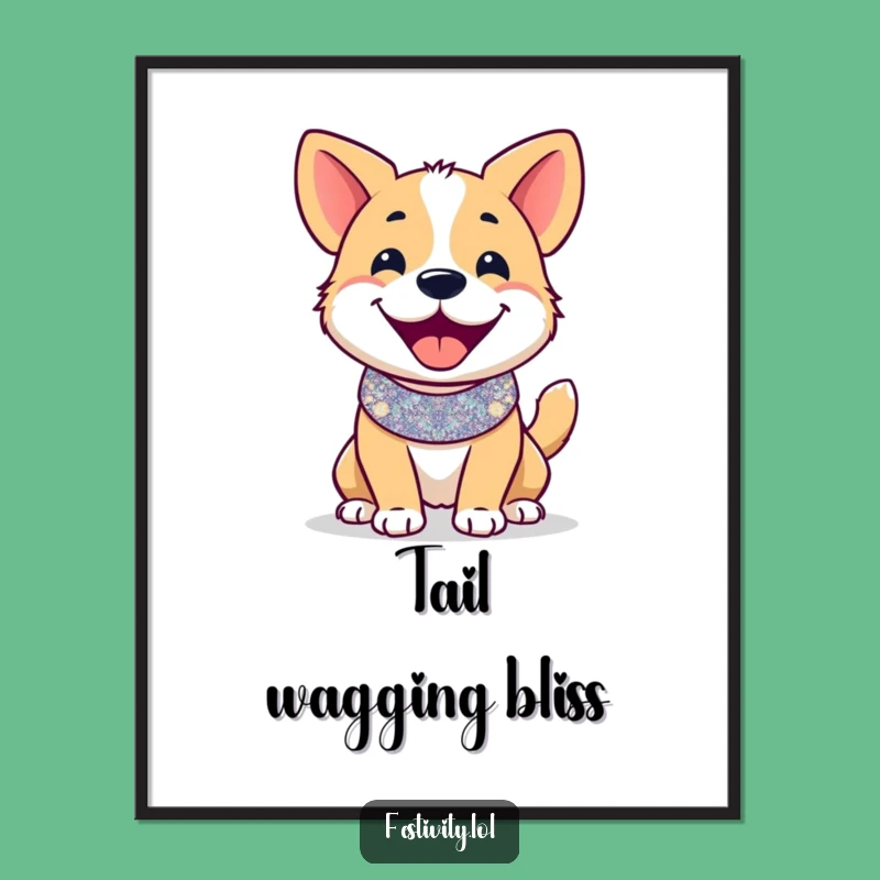 Funny Dog Celebration Digital Art - Instant Festive Cheer