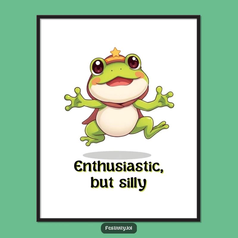 Instant Funny Frog Costume Digital Art: Unleash Joy Instantly