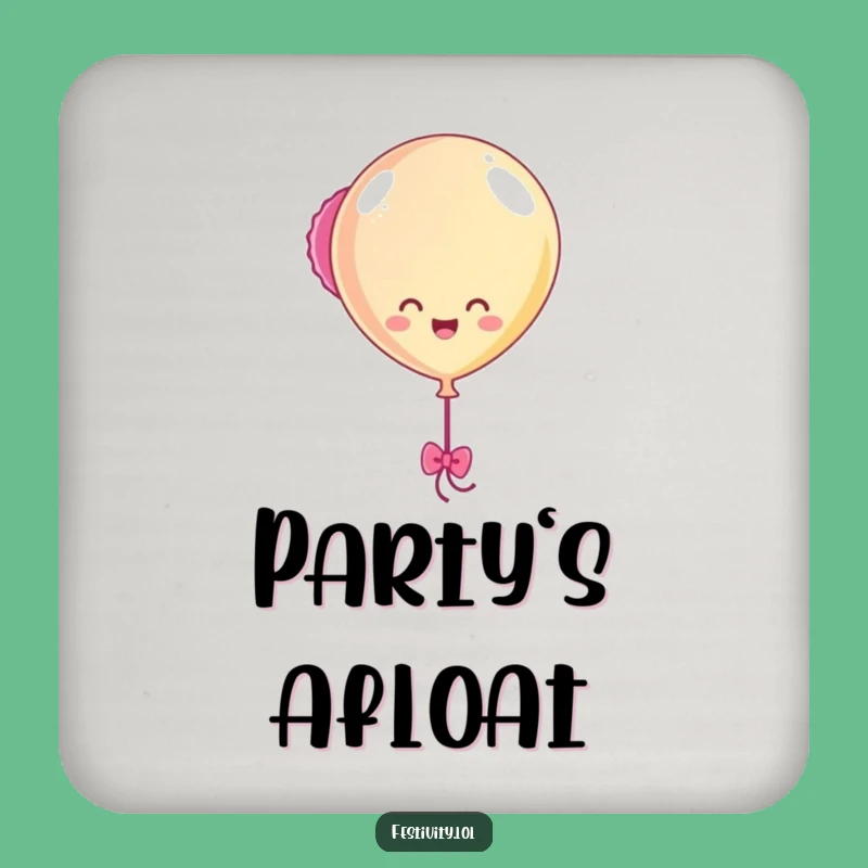 Funny Balloon Bobbing Coaster: Protect Surfaces with Hilarious Party Flair