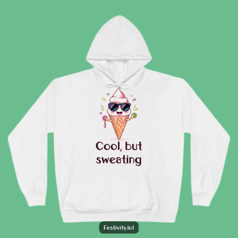Funny Ice Cream Hoodie: Cozy Up with a Cool, Comical Treat, Best Funny Gift