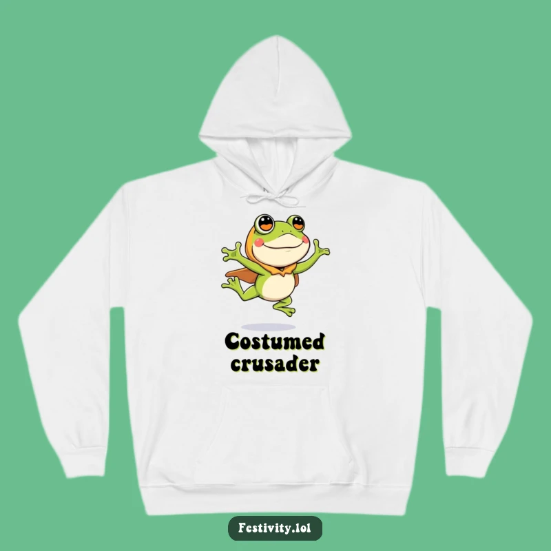 Funny Frog Costume Hoodie: Cozy Amphibian Adventures, Humorous Gift