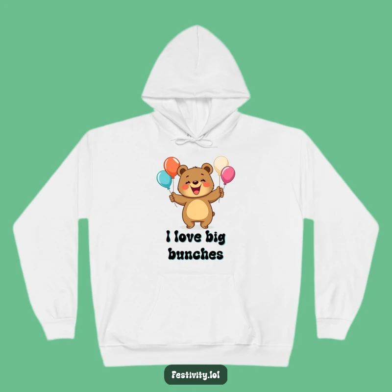 Funny Bear Juggling Hoodie: Stay Cozy and Comical with This Hilarious Bear Sweatshirt