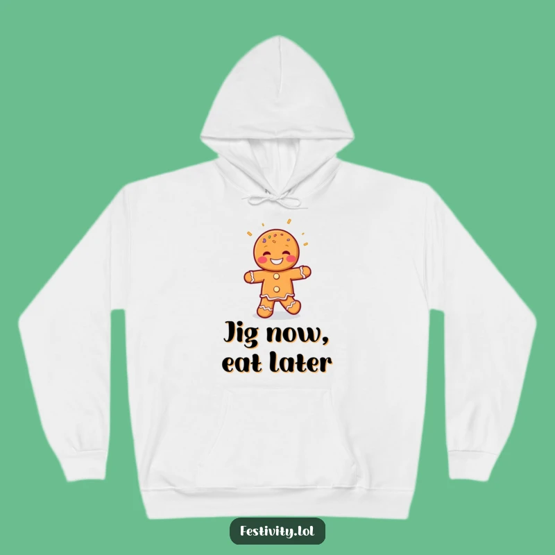 Cozy Funny Gingerbread Man Jig Hoodie: Your Warmest, Most Hilarious Sprinkled Companion