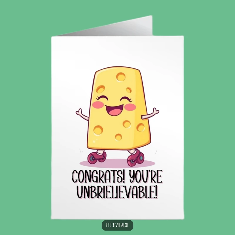 Free Printable Congrats Card: Cheesy Skater Oops - A Funny Downloadable Gift