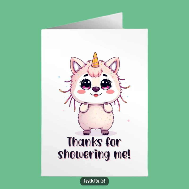 Free Printable Glitter Thank You Card: Downloadable & Funny Gift for Gratitude