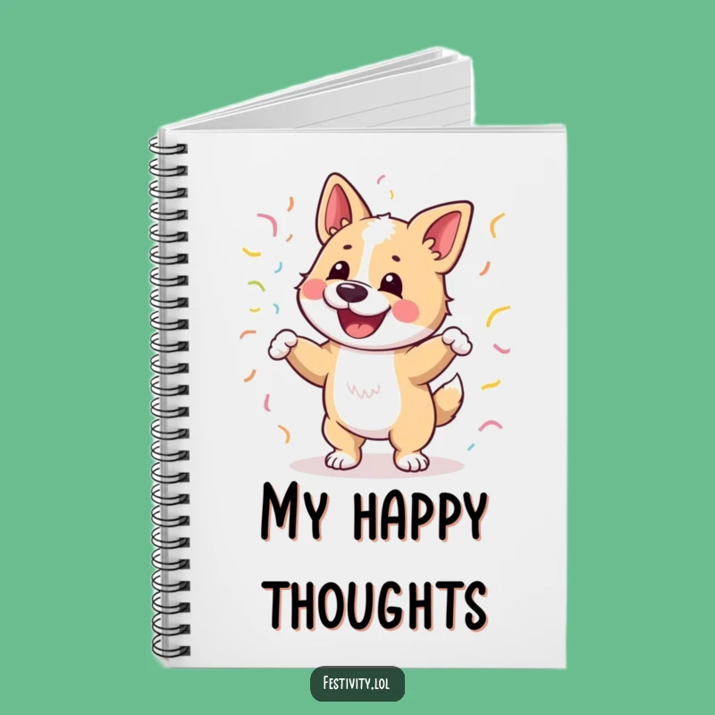 Funny Dancing Dog Notebook: Journal Your Joyful Moments, Humorous Stationery