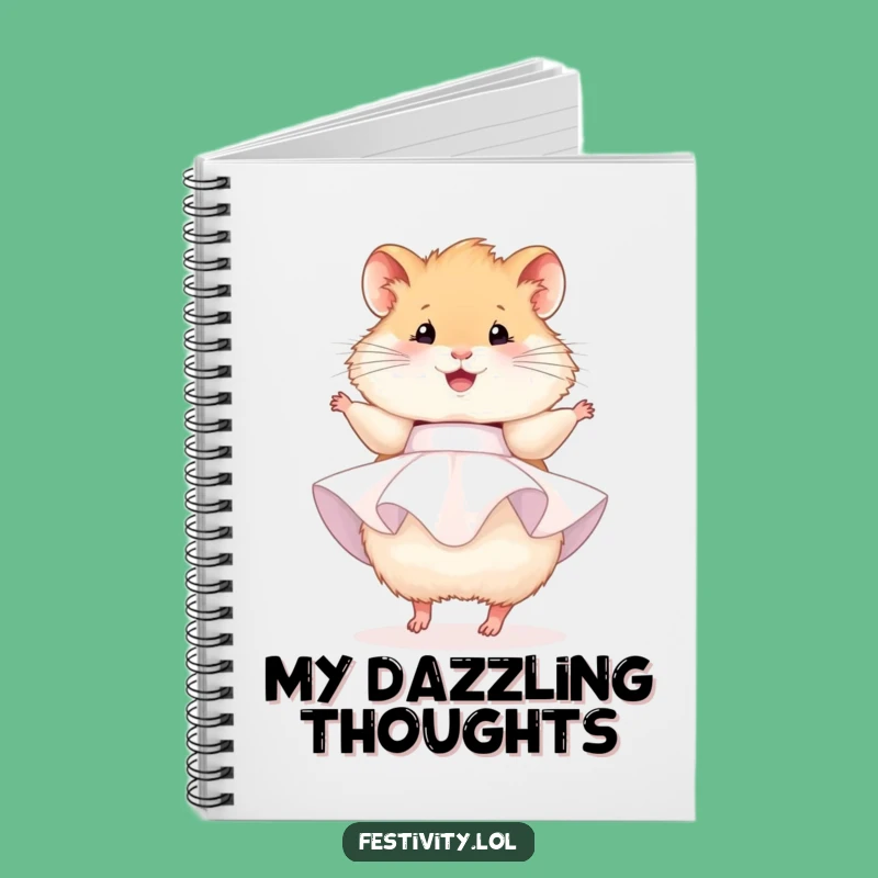 Funny Hamster Party Notebook: Jot Down Joy, Cheerful Pet, Great Funny Gift
