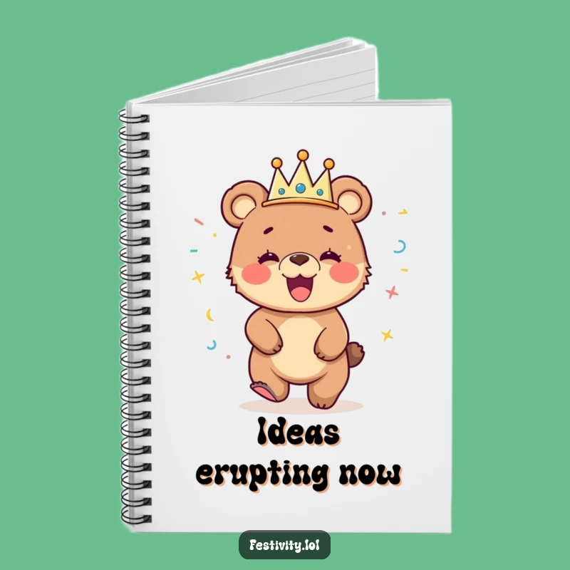 Funny Bear Cub Dancing Notebook: Jot Down Hilarious Ideas!