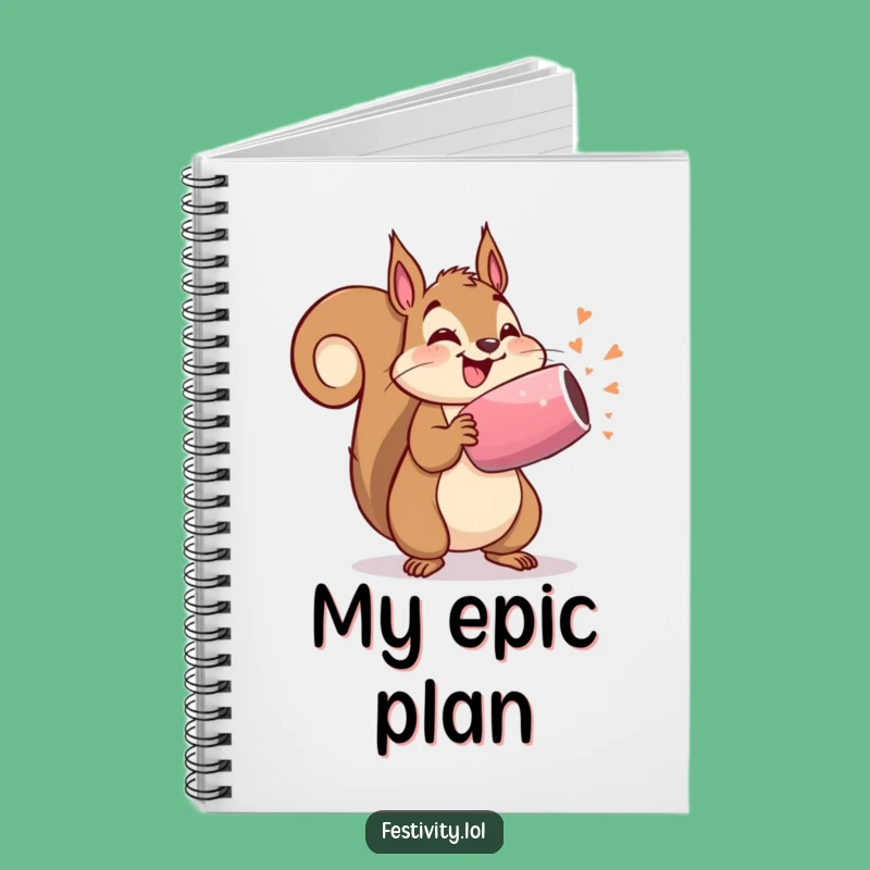 Funny Party Squirrel Notebook: Plan Your Next Bash, Humorous Stationery