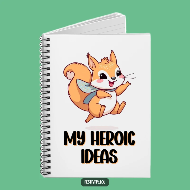 Funny Squirrel Hero Notebook - Jot Down Heroic Ideas!