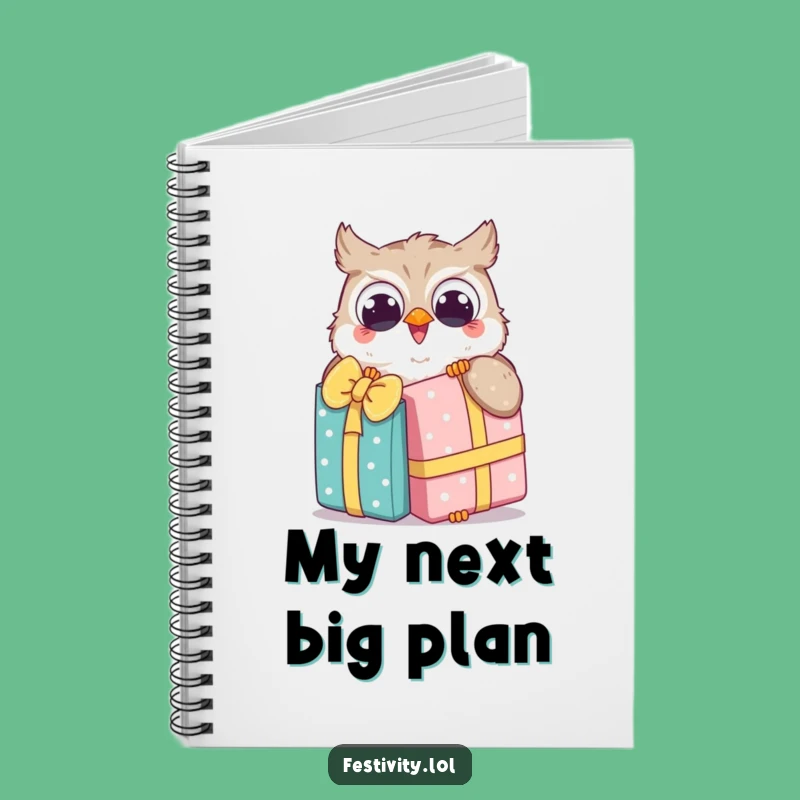 Funny Owl Gift Notebook: Capture Ideas with Wonder, Useful Funny Gift