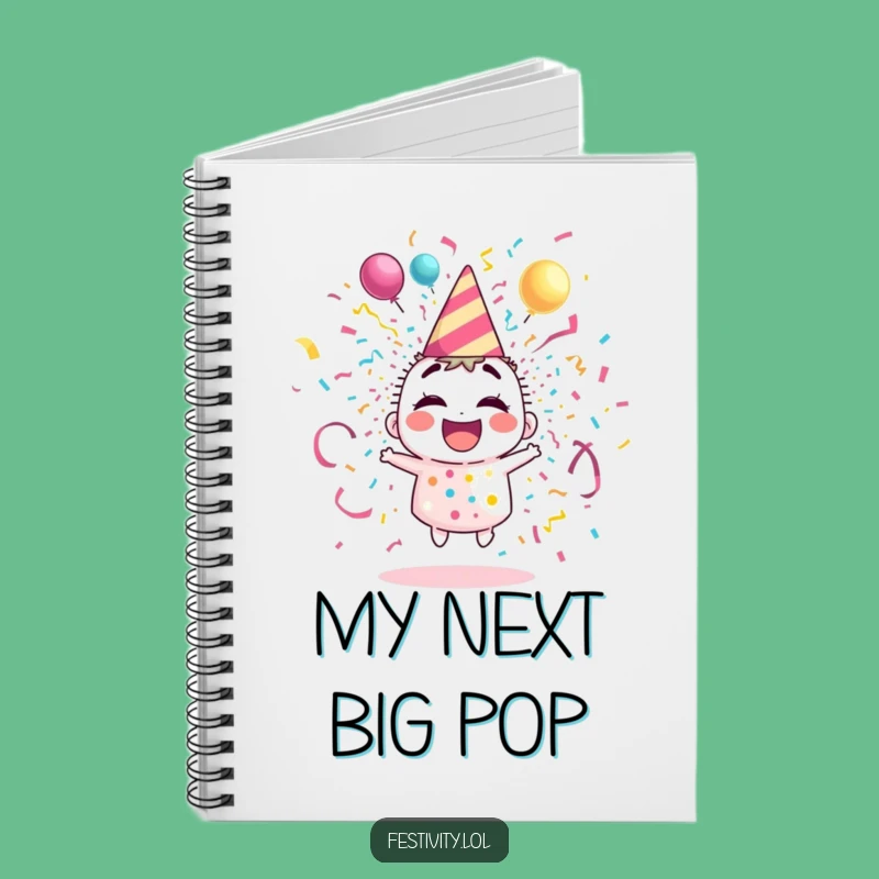Funny Party Popper Notebook: Giggling Pages for Your Ideas