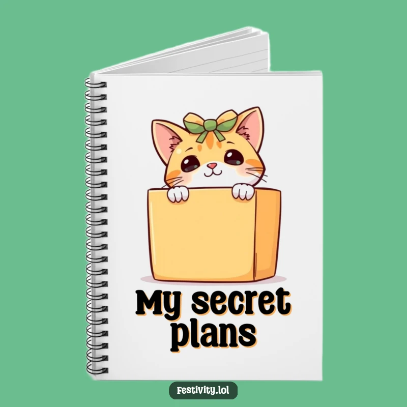 Funny Curious Cat Notebook: Jot Down Ideas with Pet Surprise, Great Funny Gift