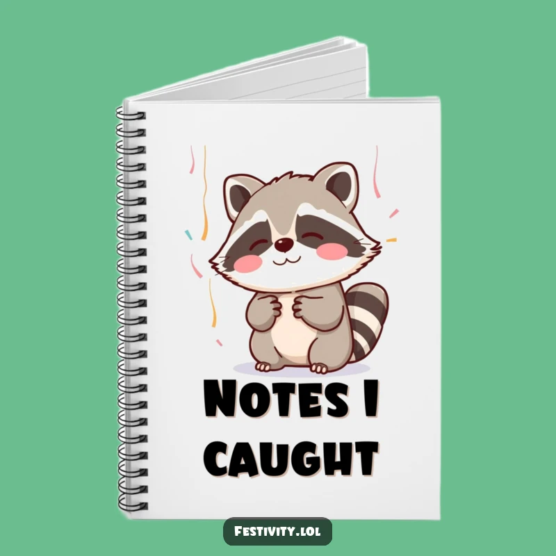 Funny Blushing Raccoon Notebook: Jot Down Adorable Notes!