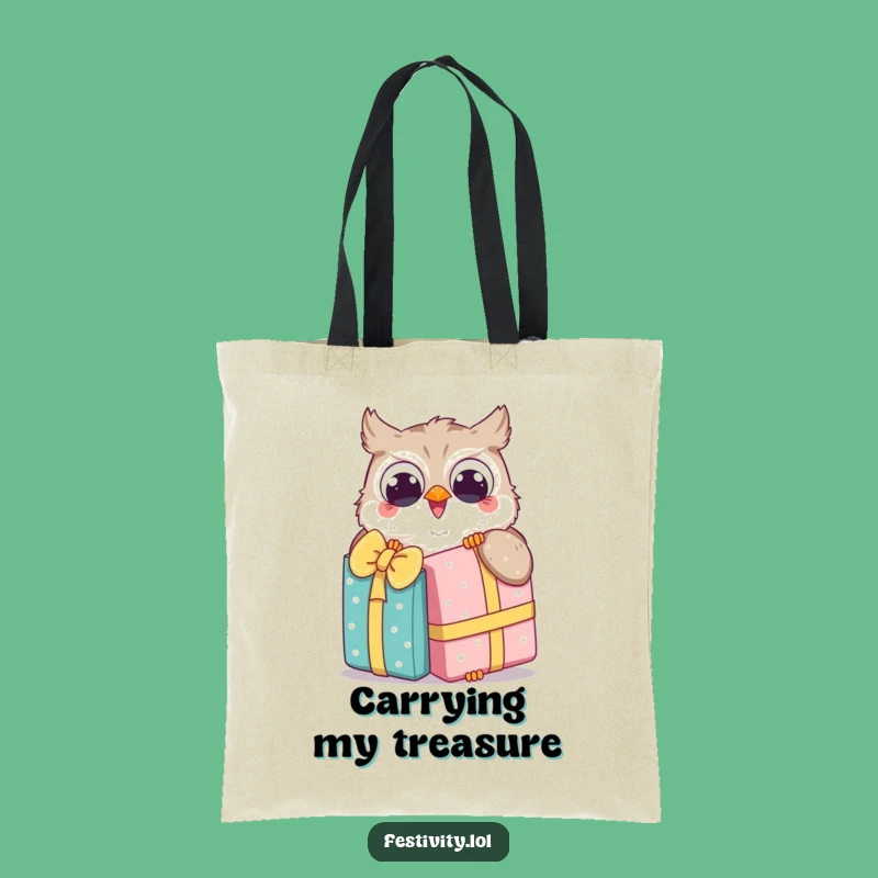 Funny Owl Gift Tote Bag: Carry Your Treasures with Delight, Practical Funny Gift
