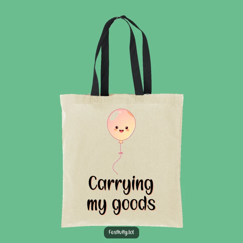 Funny Balloon Bouncing Tote Bag: Carry Your Joy with Hilarious Style